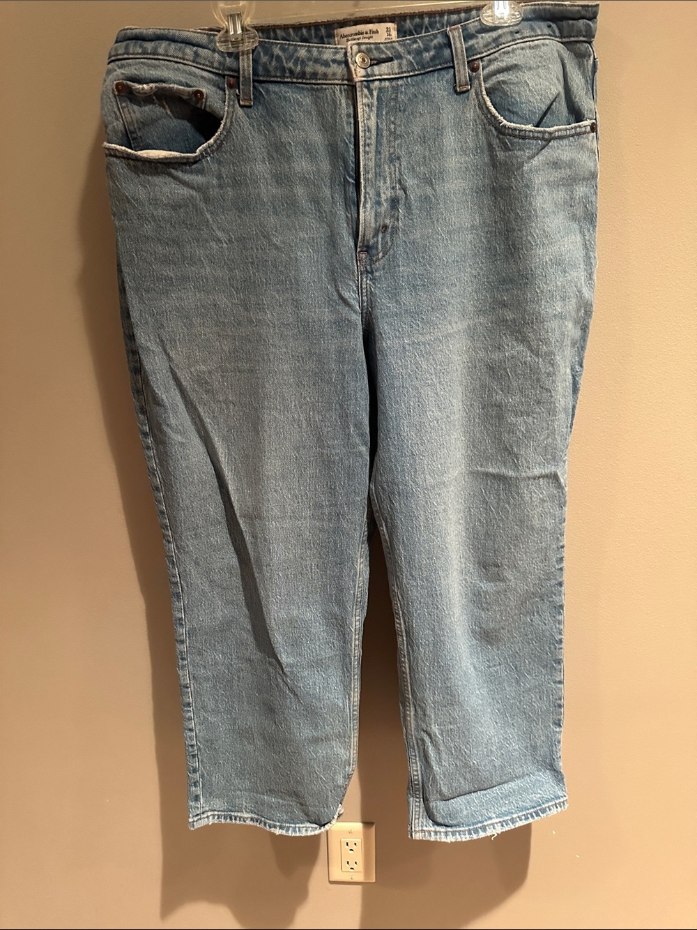 Abercrombie light Blue Women’s Jeans vintage Straight high rise